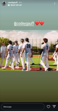 Screengrab courtesy - Candi Gauff Instagram (@CandiGauff)